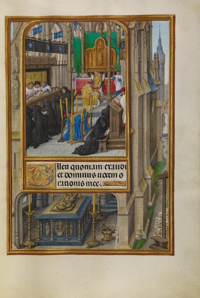 Ufficio dei morti da Master of James IV of Scotland